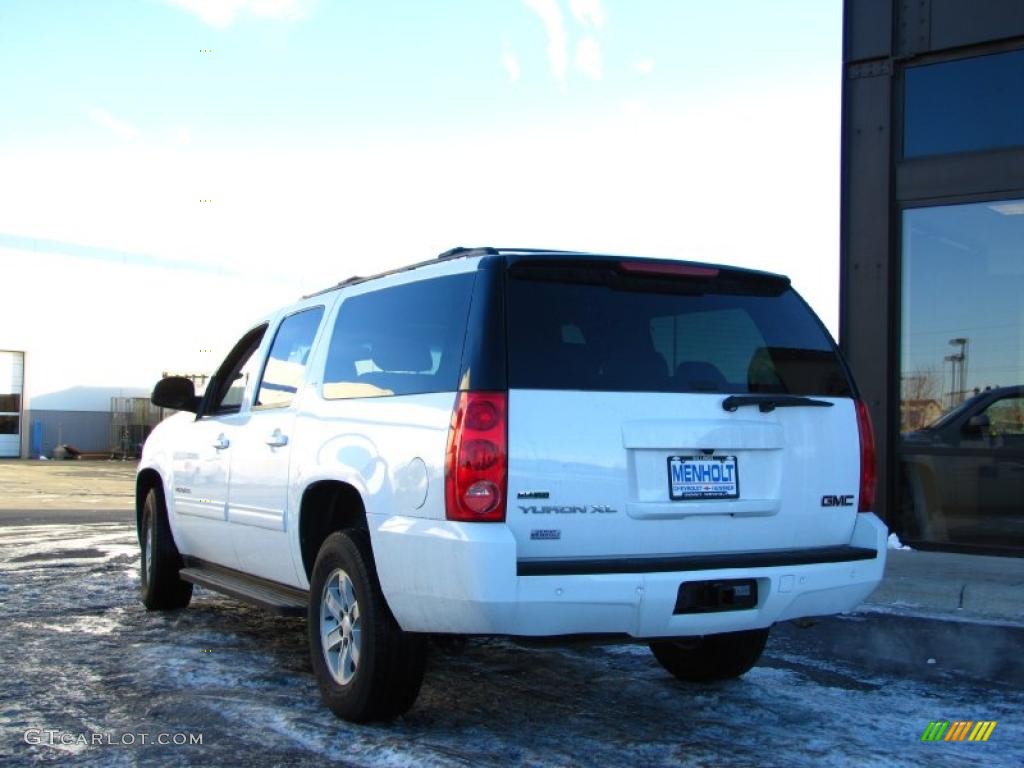 2010 Yukon XL SLT 4x4 - Summit White / Light Titanium photo #16