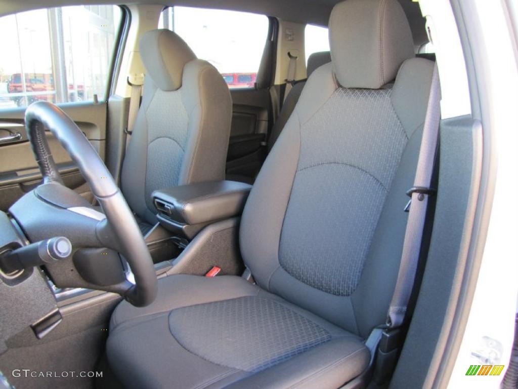 2010 Traverse LT AWD - Summit White / Dark Gray/Light Gray photo #4