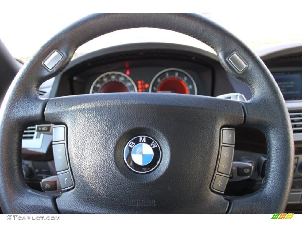 2006 7 Series 750i Sedan - Monaco Blue Metallic / Black/Cream Beige photo #23
