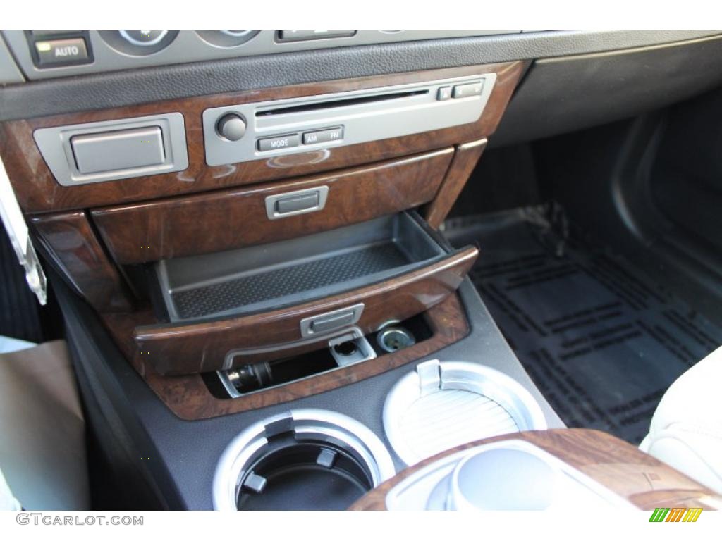 2006 7 Series 750i Sedan - Monaco Blue Metallic / Black/Cream Beige photo #35