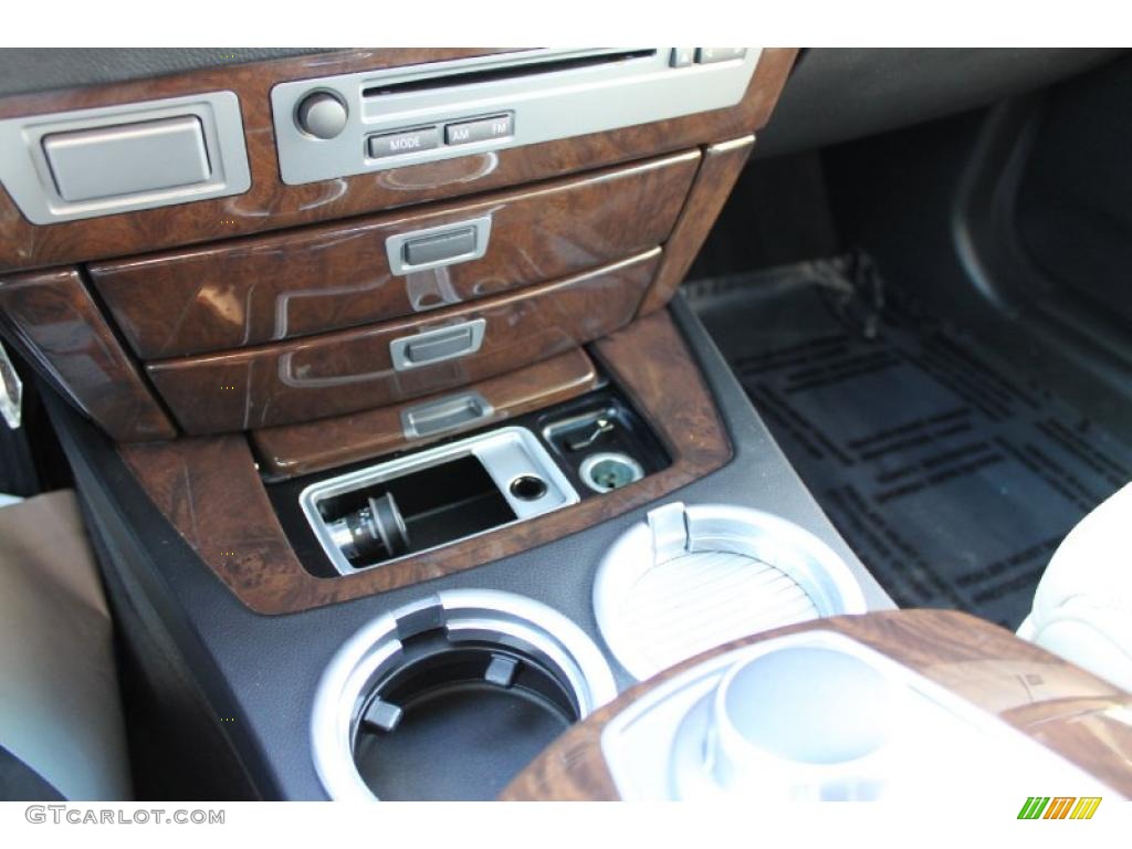 2006 7 Series 750i Sedan - Monaco Blue Metallic / Black/Cream Beige photo #36
