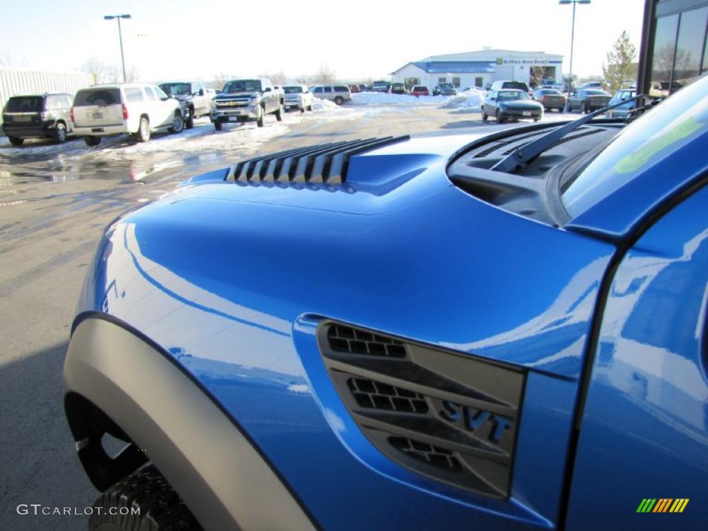 Blue Flame Metallic 2010 Ford F150 SVT Raptor SuperCab 4x4 Exterior Photo #41125259