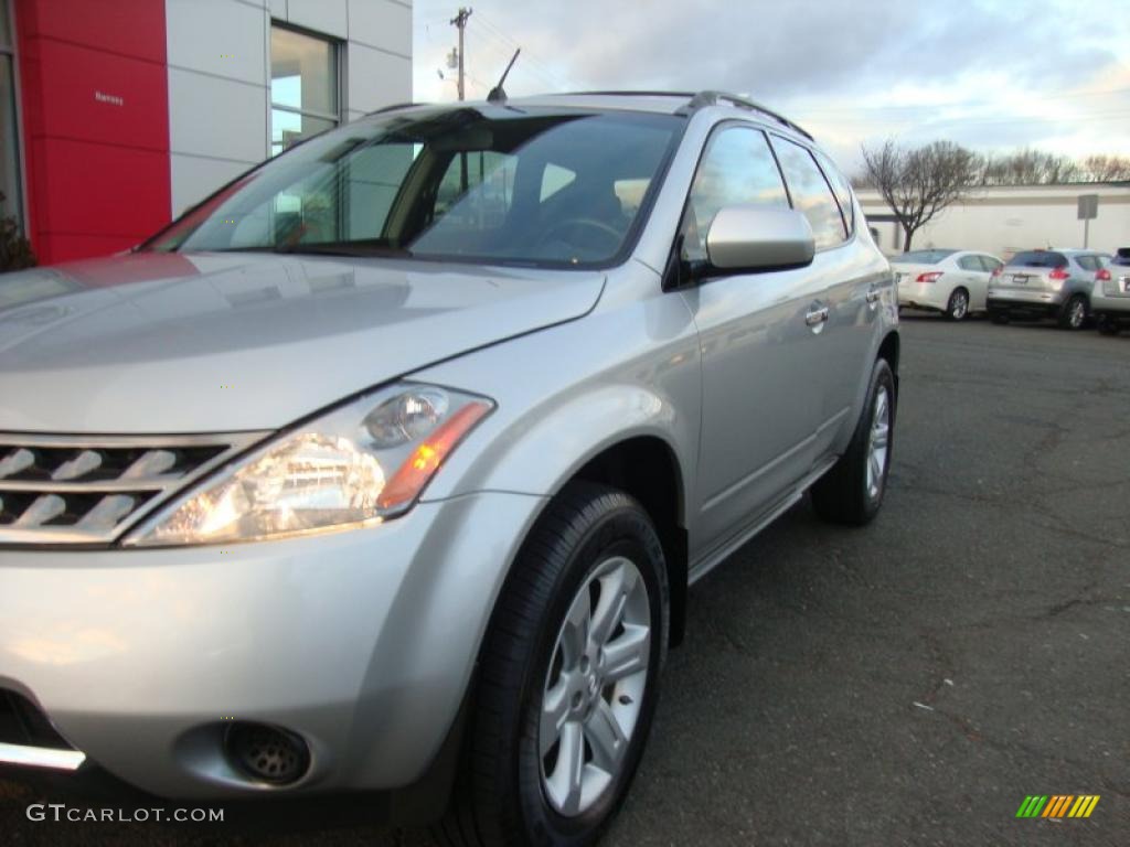2007 Murano S AWD - Brilliant Silver Metallic / Charcoal photo #13