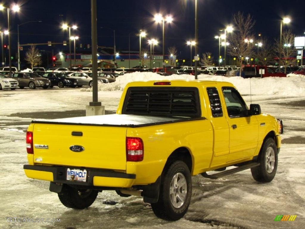 Screaming Yellow 2006 Ford Ranger XLT SuperCab 4x4 Exterior Photo #41125683