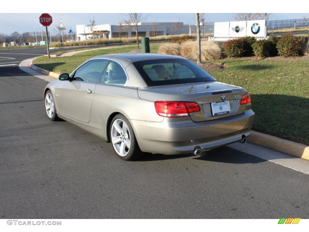 2007 3 Series 335i Convertible - Platinum Bronze Metallic / Cream Beige photo #4