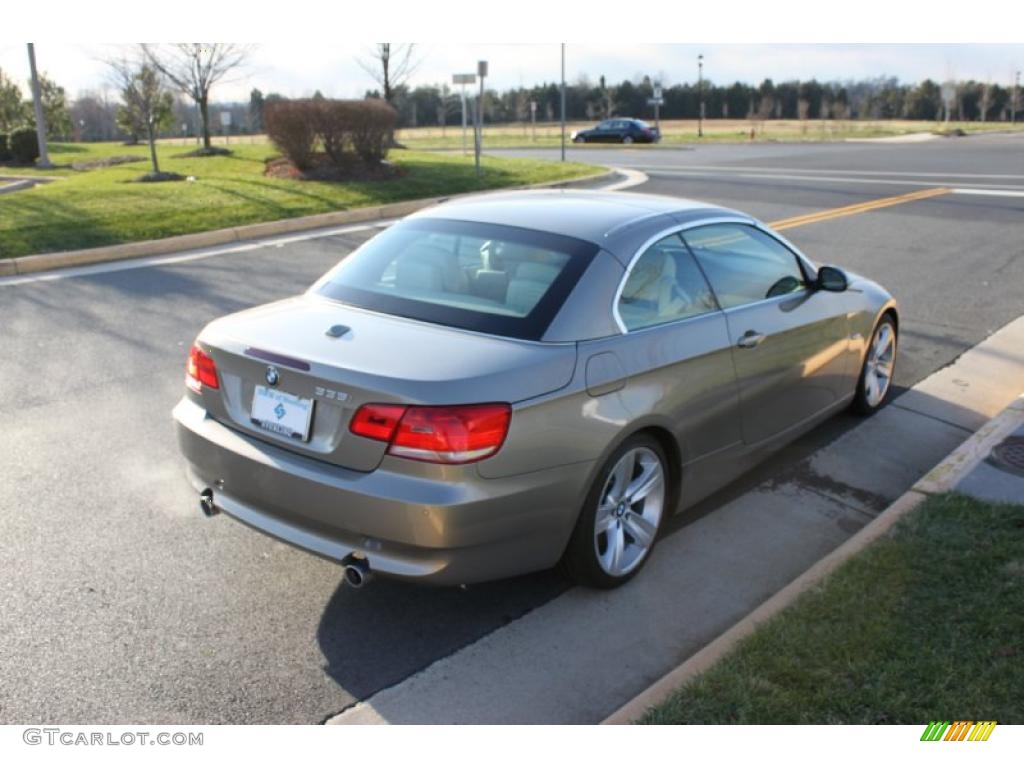 2007 3 Series 335i Convertible - Platinum Bronze Metallic / Cream Beige photo #6