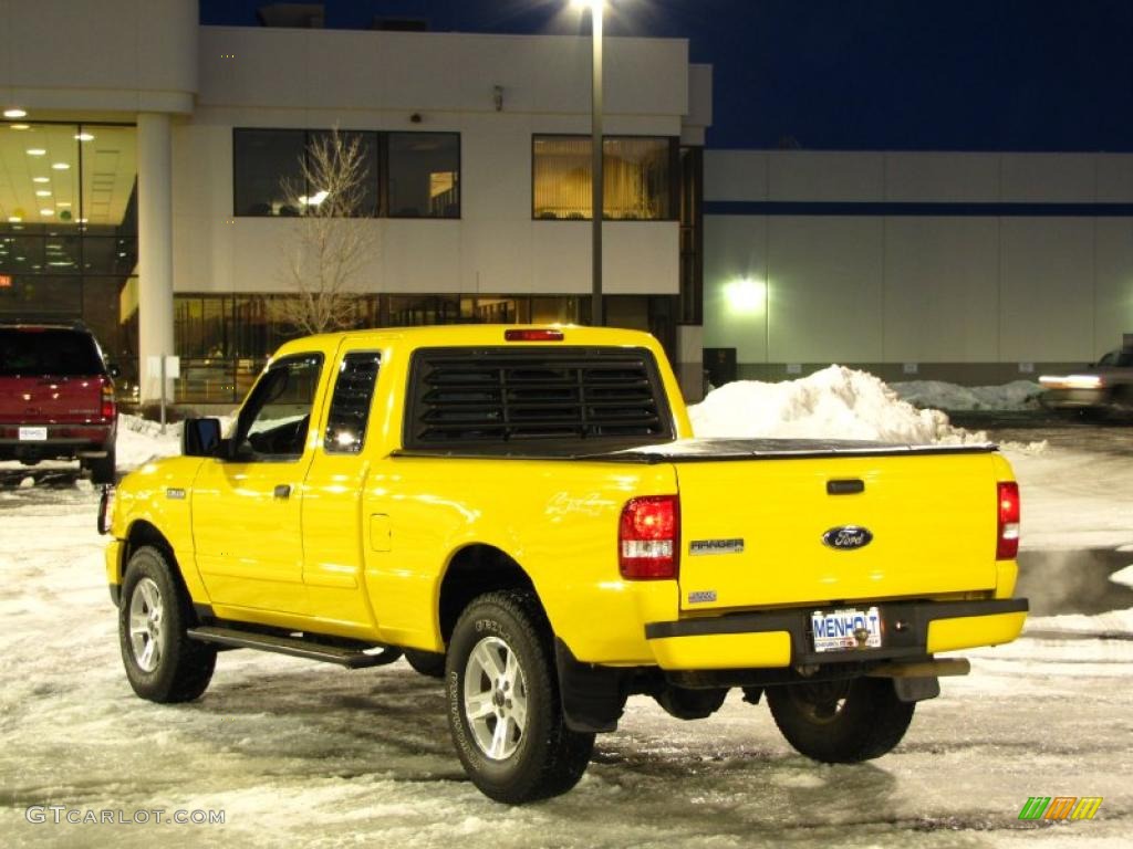 Screaming Yellow 2006 Ford Ranger XLT SuperCab 4x4 Exterior Photo #41125807