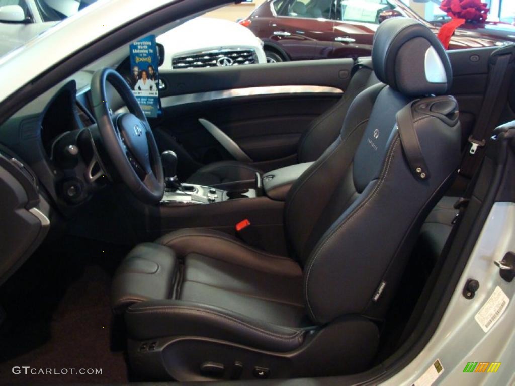 Graphite Interior 2010 Infiniti G 37 S Sport Convertible Photo #41126203