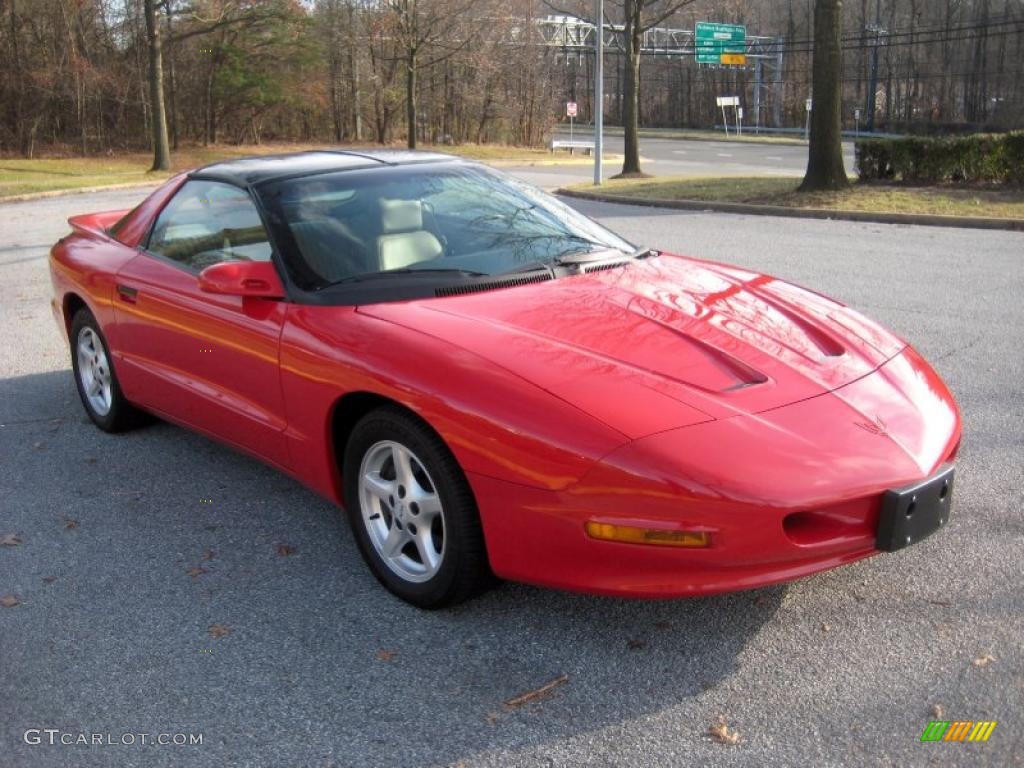 Bright Red 1996 Pontiac Firebird Formula Coupe Exterior Photo #41126223