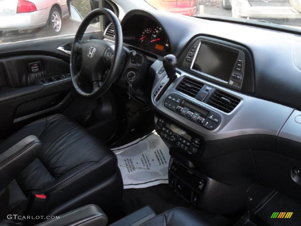 Black Interior 2008 Honda Odyssey Touring Photo #41127803