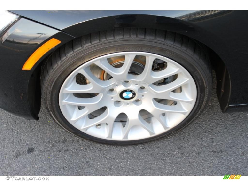 2008 3 Series 328i Coupe - Jet Black / Black photo #12