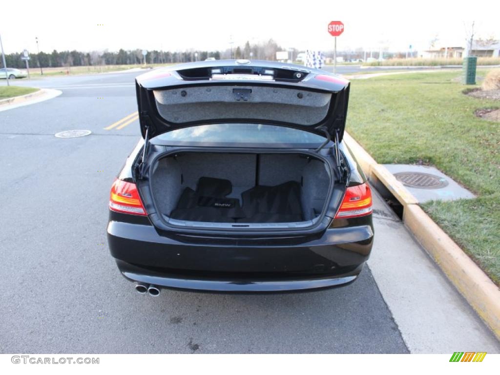 2008 3 Series 328i Coupe - Jet Black / Black photo #15