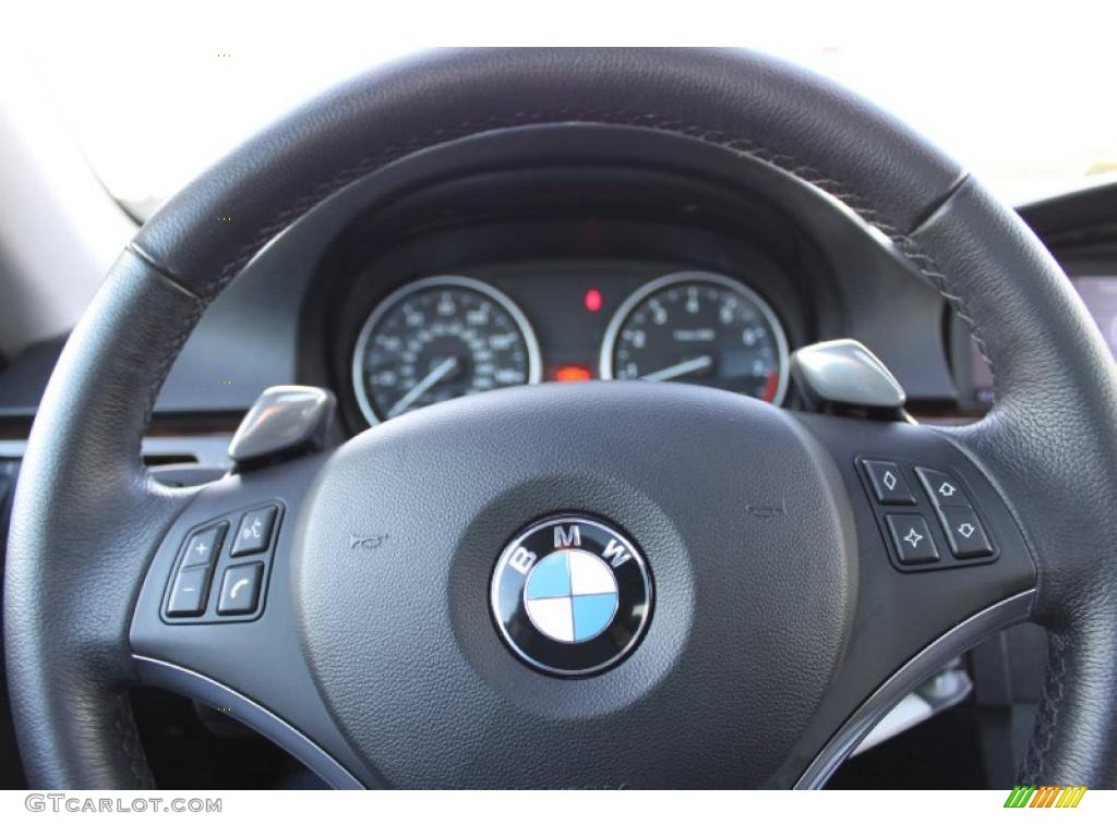 2008 3 Series 328i Coupe - Jet Black / Black photo #20