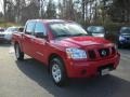 2007 Red Alert Nissan Titan XE Crew Cab 4x4  photo #5