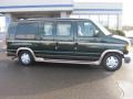 1999 Deep Emerald Green Metallic Ford E Series Van E150 Custom Passenger  photo #4