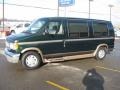 1999 Deep Emerald Green Metallic Ford E Series Van E150 Custom Passenger  photo #9