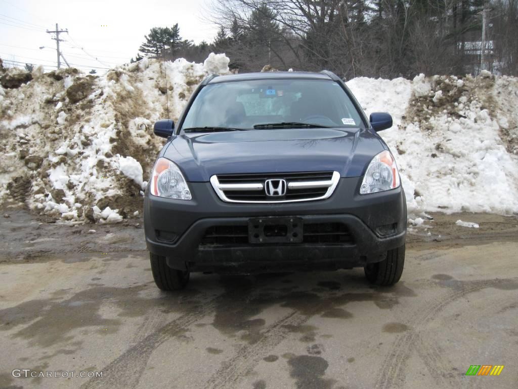 2004 CR-V EX 4WD - Eternal Blue Pearl / Black photo #8