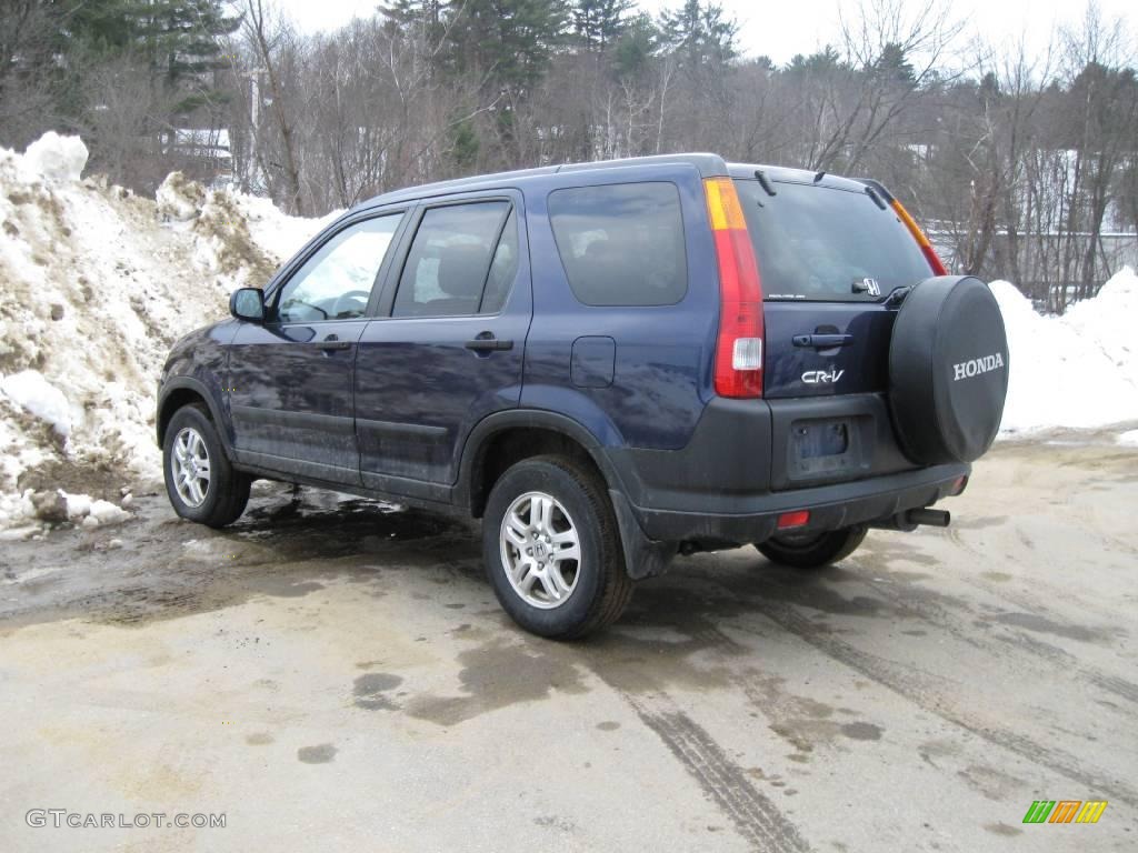 2004 CR-V EX 4WD - Eternal Blue Pearl / Black photo #11