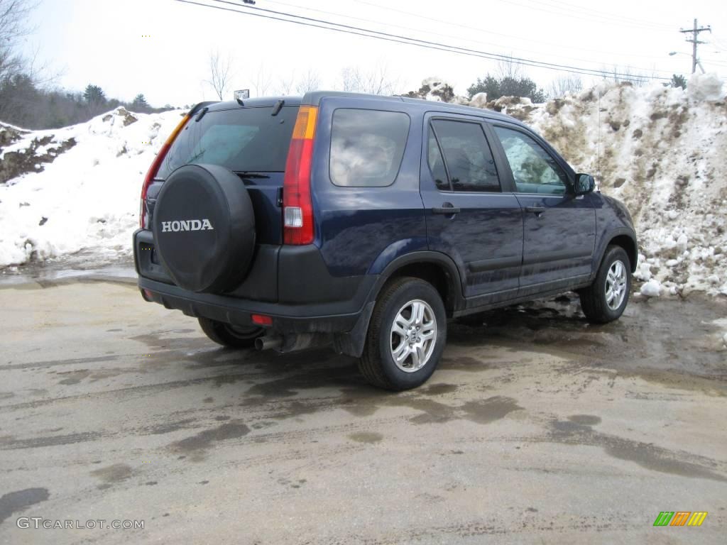 2004 CR-V EX 4WD - Eternal Blue Pearl / Black photo #12