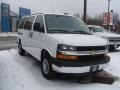 Summit White - Express LS 3500 Passenger Van Photo No. 2