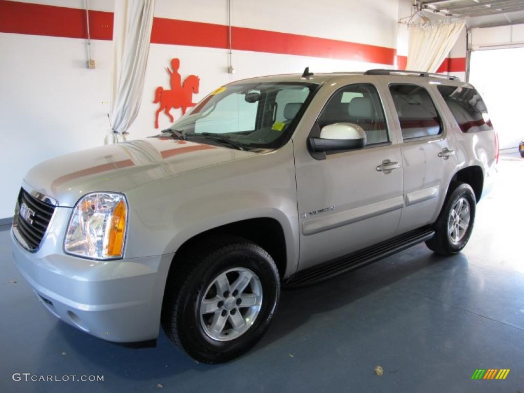 2008 Yukon SLT - Silver Birch Metallic / Light Titanium photo #1