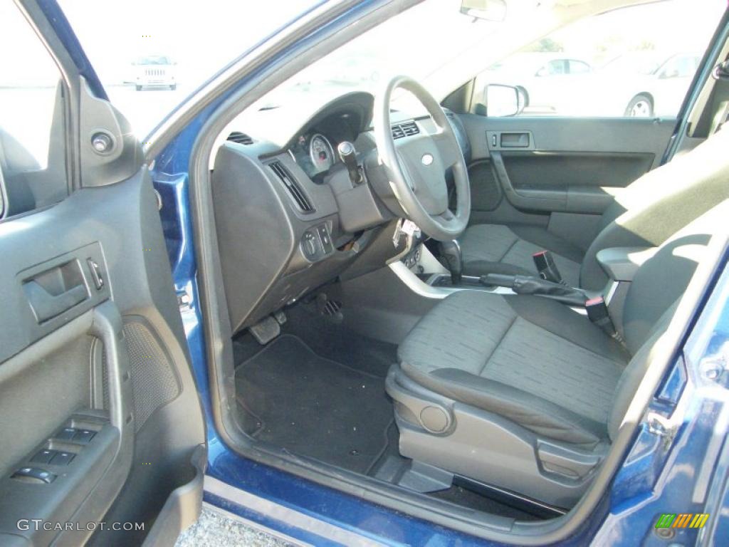2009 Focus SE Sedan - Vista Blue Metallic / Charcoal Black photo #12