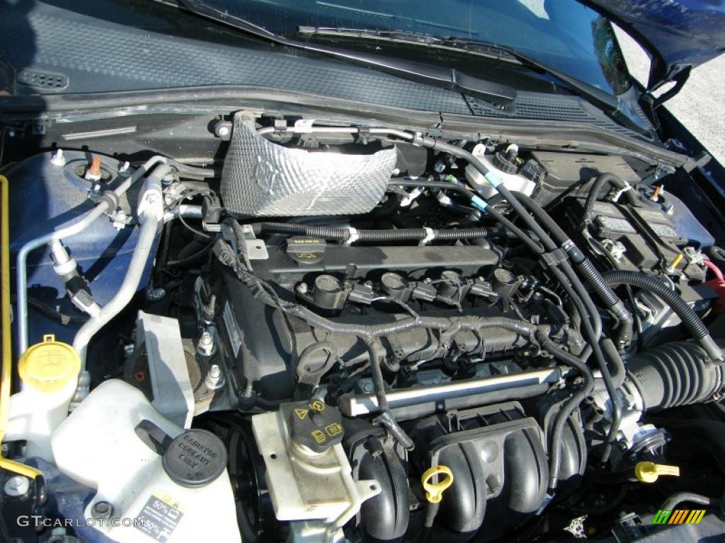 2009 Focus SE Sedan - Vista Blue Metallic / Charcoal Black photo #26