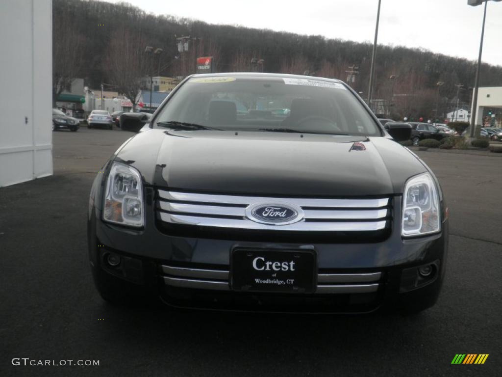 2008 Fusion SE V6 AWD - Black Ebony / Charcoal Black photo #2