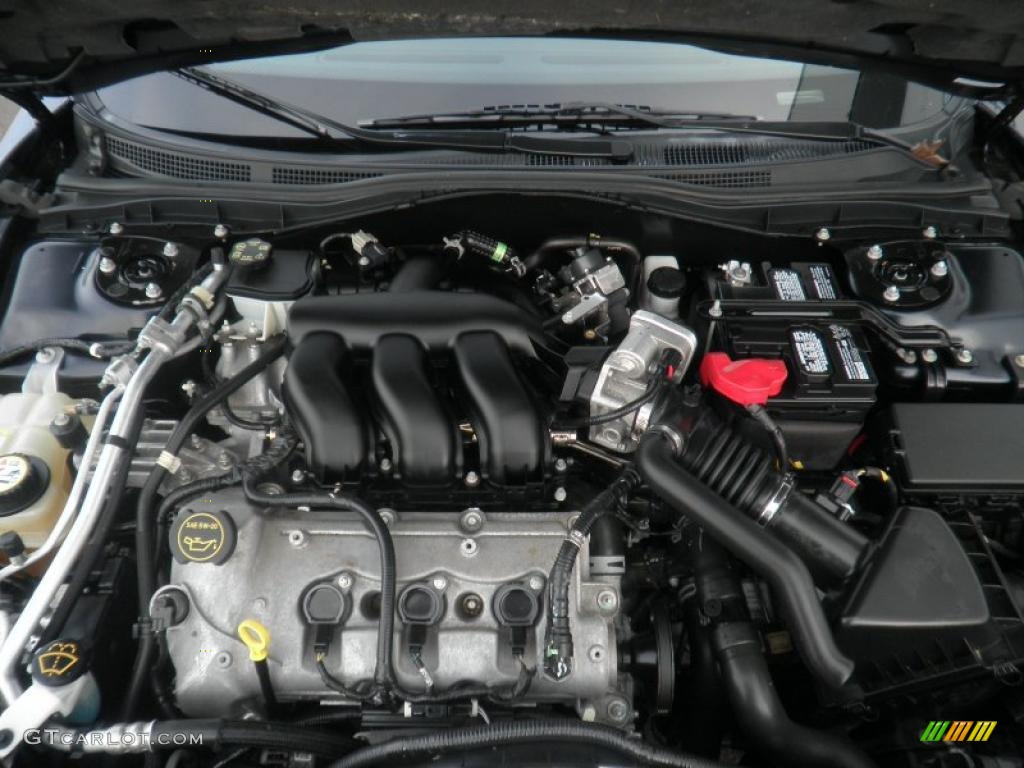 2008 Fusion SE V6 AWD - Black Ebony / Charcoal Black photo #14