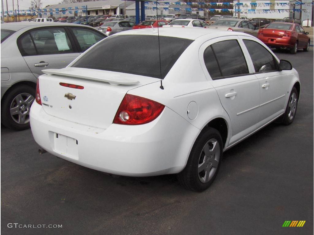 2007 Cobalt LT Sedan - Summit White / Gray photo #3