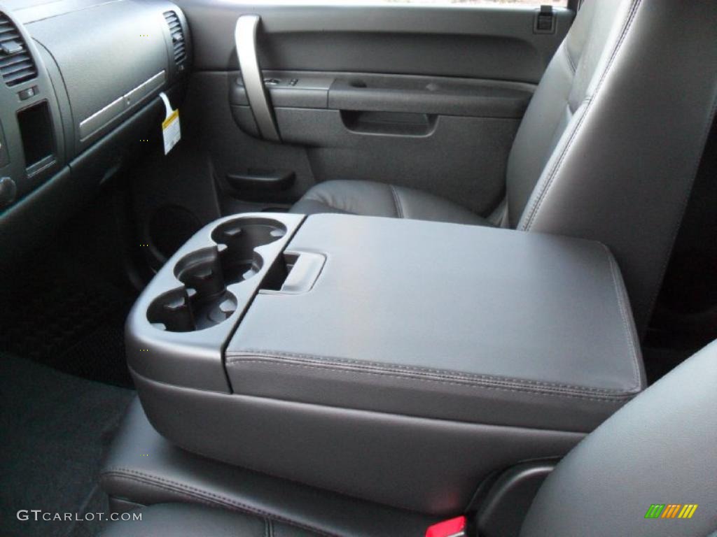 2011 Silverado 1500 LT Crew Cab 4x4 - Sheer Silver Metallic / Ebony photo #8