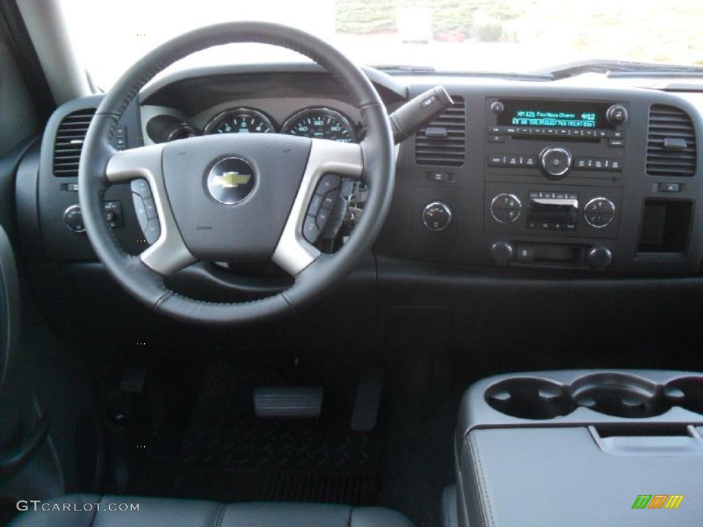 2011 Silverado 1500 LT Crew Cab 4x4 - Sheer Silver Metallic / Ebony photo #16