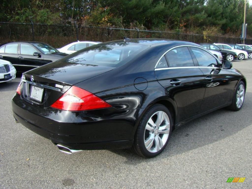 Obsidian Black Metallic 2010 Mercedes-Benz CLS 550 Exterior Photo #41134099