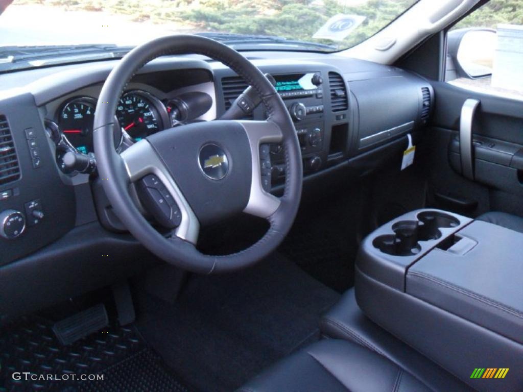 2011 Silverado 1500 LT Crew Cab 4x4 - Sheer Silver Metallic / Ebony photo #26