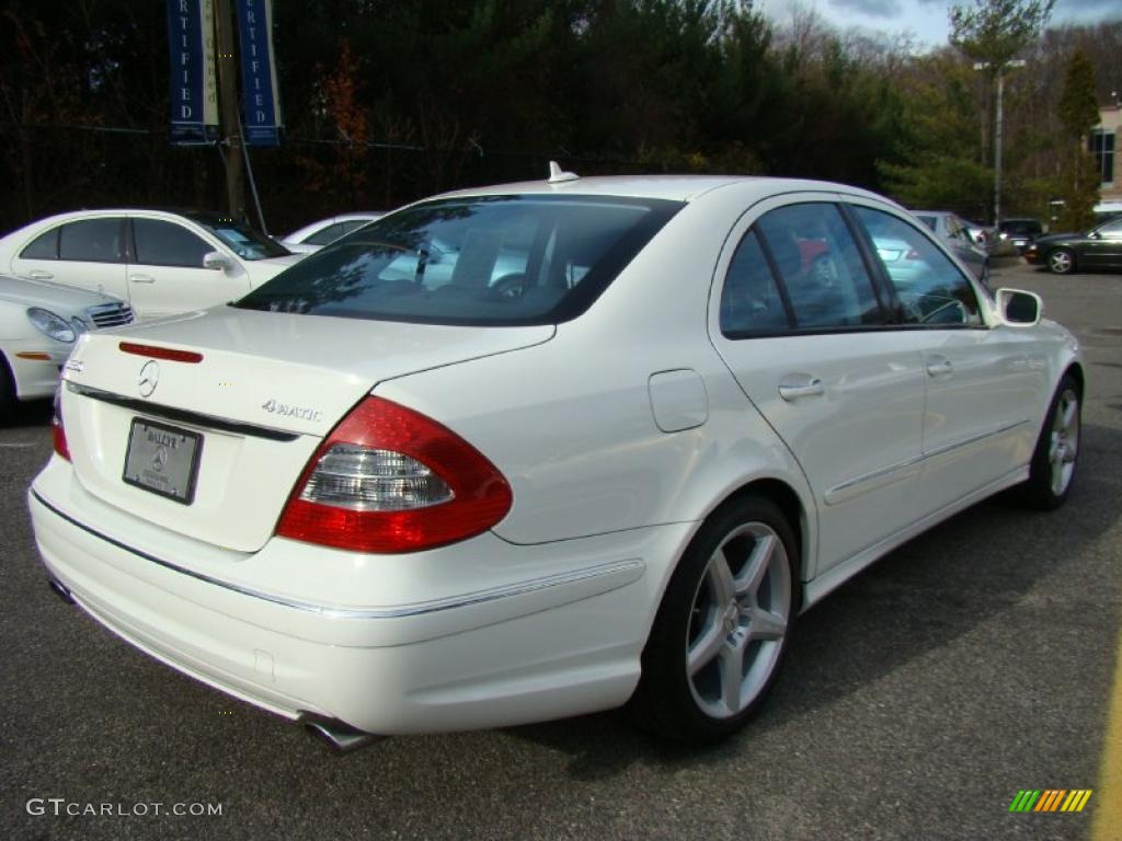 Arctic White 2009 Mercedes-Benz E 350 4Matic Sedan Exterior Photo #41134363