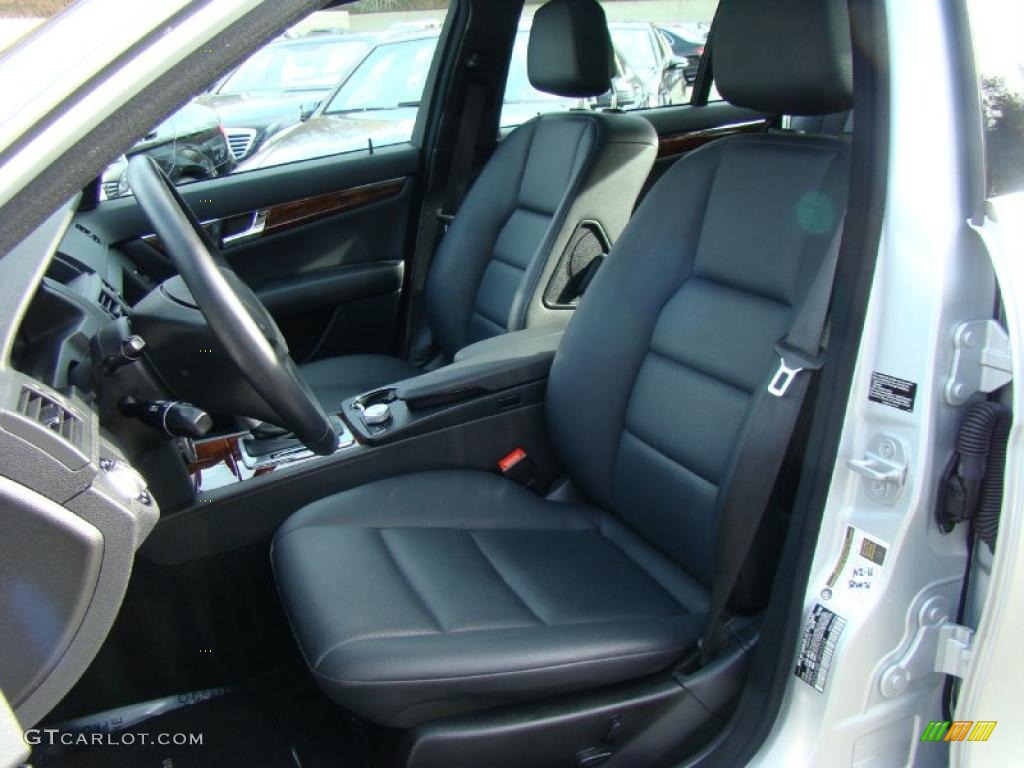 Black Interior 2010 Mercedes-Benz C 300 Sport 4Matic Photo #41134663