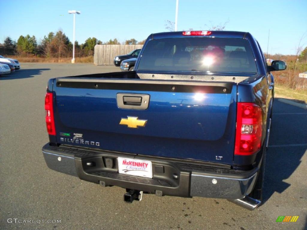 2011 Silverado 1500 LT Crew Cab 4x4 - Imperial Blue Metallic / Light Titanium/Ebony photo #3