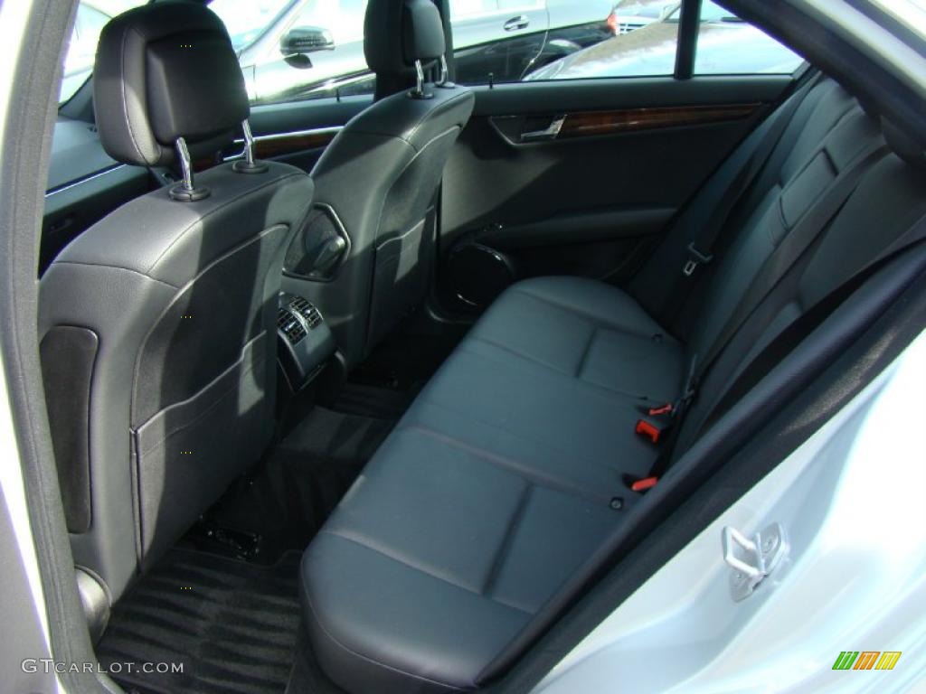Black Interior 2010 Mercedes-Benz C 300 Sport 4Matic Photo #41134711