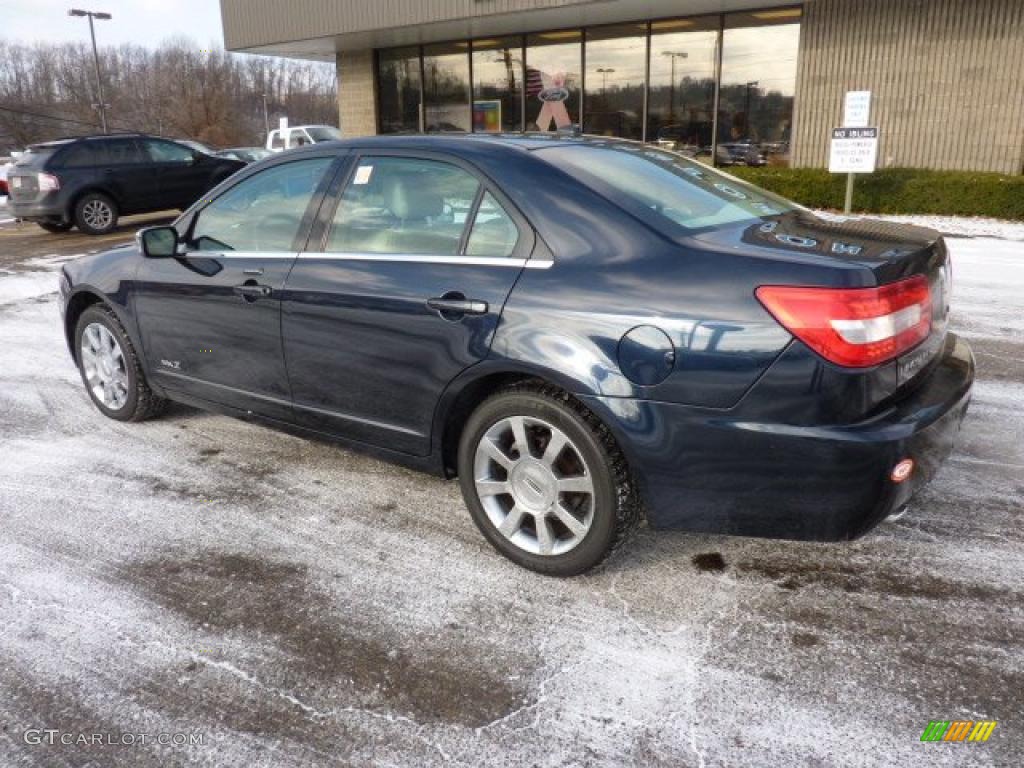 2008 MKZ AWD Sedan - Dark Blue Ink Metallic / Light Stone photo #2