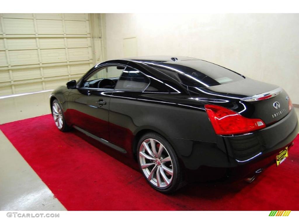Black Obsidian 2009 Infiniti G 37 S Sport Coupe Exterior Photo #41136975