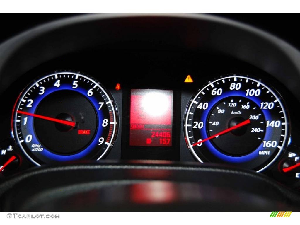 2009 Infiniti G 37 S Sport Coupe Gauges Photo #41137335