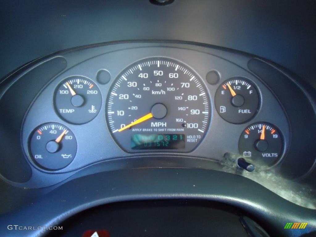 2001 Chevrolet S10 LS Extended Cab Gauges Photo #41138299