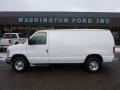 Oxford White 2010 Ford E Series Van E350 Cargo