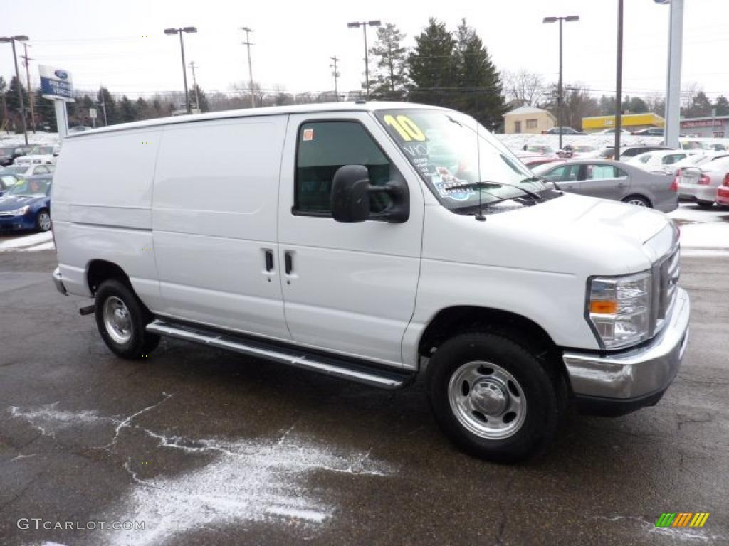 Oxford White 2010 Ford E Series Van E350 Cargo Exterior Photo #41138479