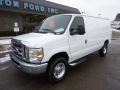 Oxford White 2010 Ford E Series Van E350 Cargo Exterior