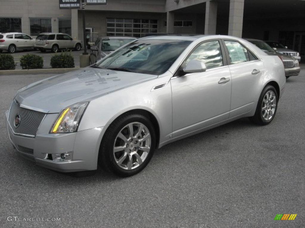 Radiant Silver 2009 Cadillac CTS Sedan Exterior Photo #41138523