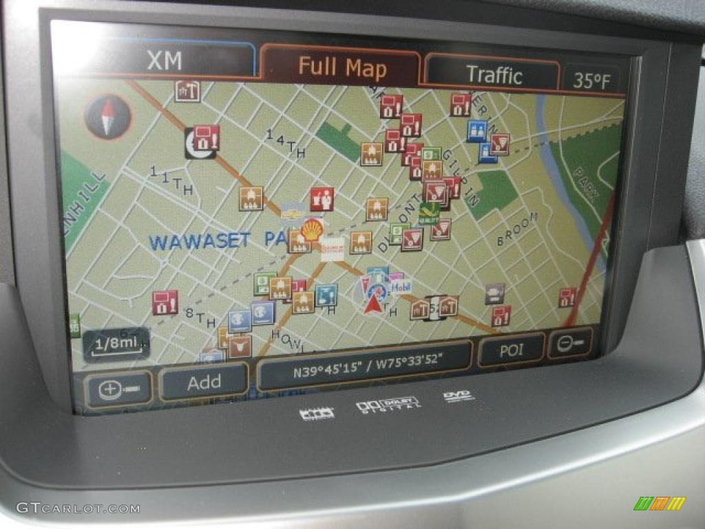 2009 Cadillac CTS Sedan Navigation Photos