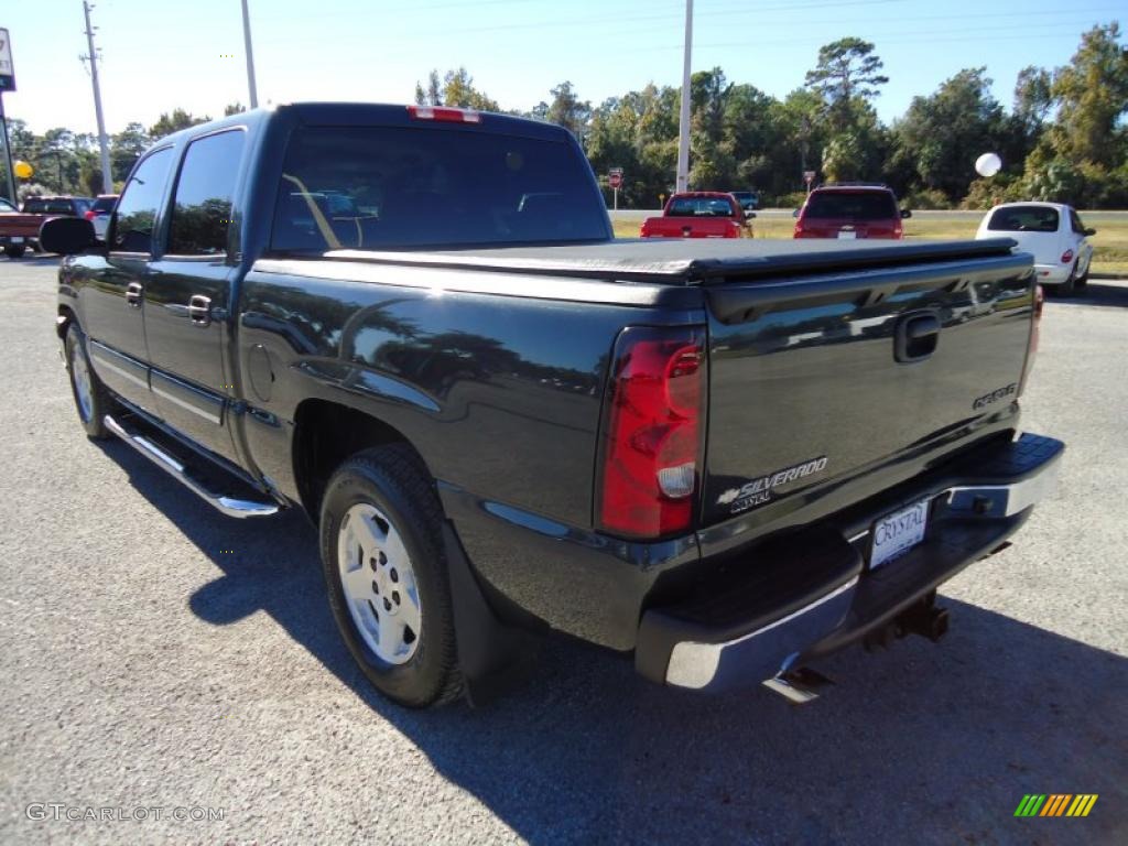 2005 Silverado 1500 LS Crew Cab - Black / Dark Charcoal photo #3