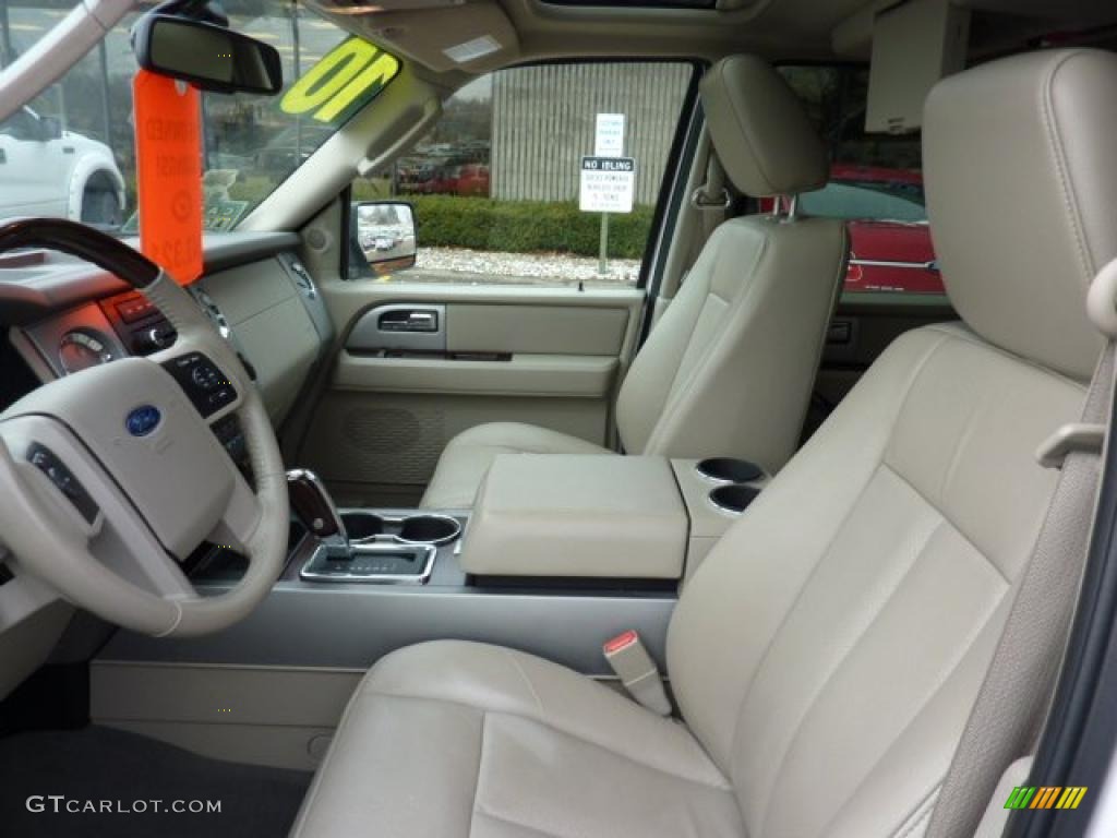 Stone Interior 2010 Ford Expedition EL Limited 4x4 Photo #41139187