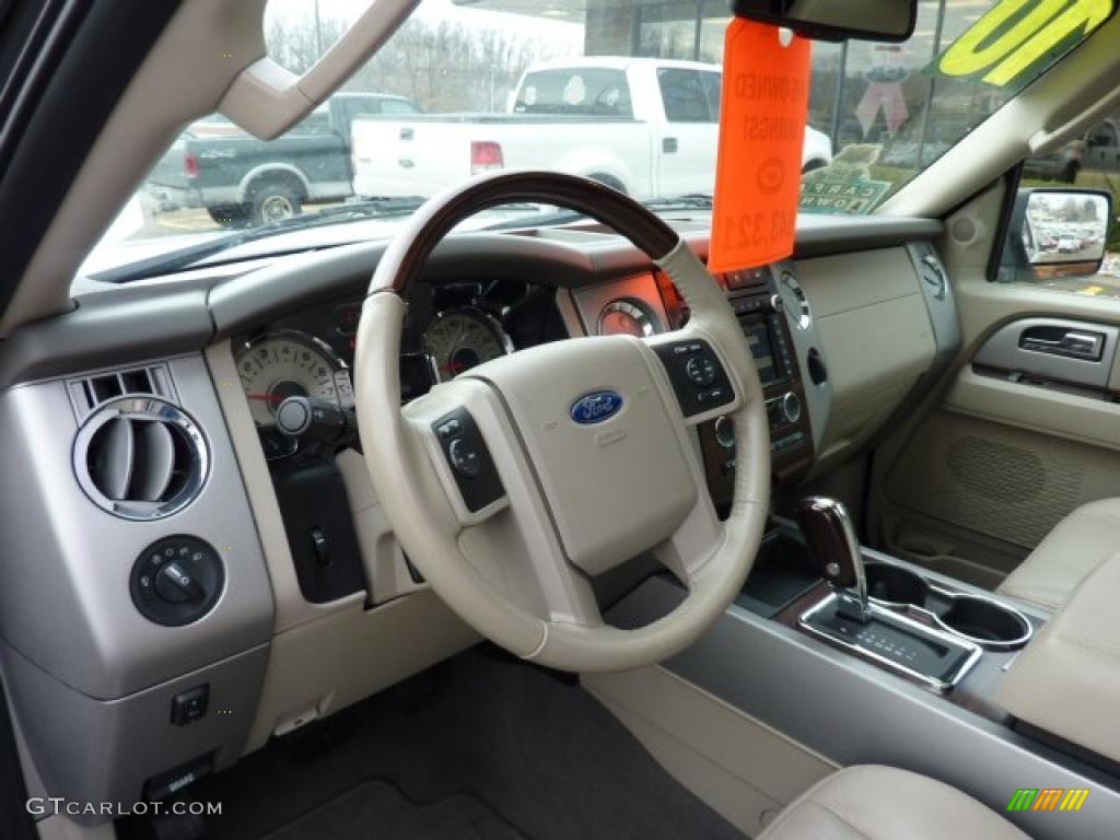 Stone Interior 2010 Ford Expedition EL Limited 4x4 Photo #41139203
